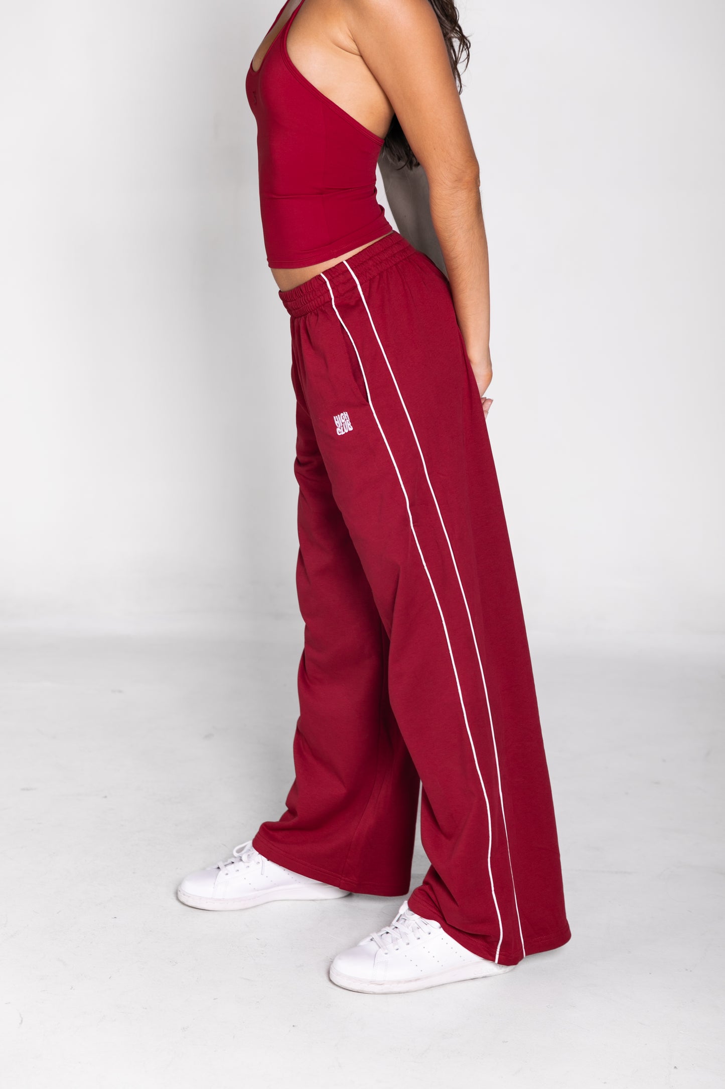 THE IVANA PANTS - CHERRY