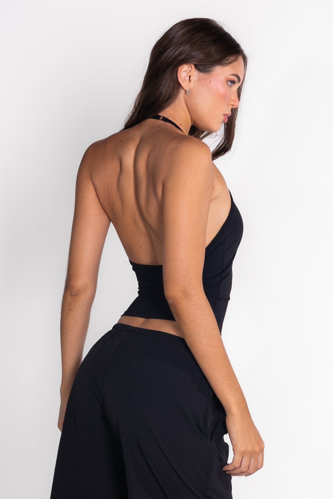 THE GIULIA TOP - BLACK