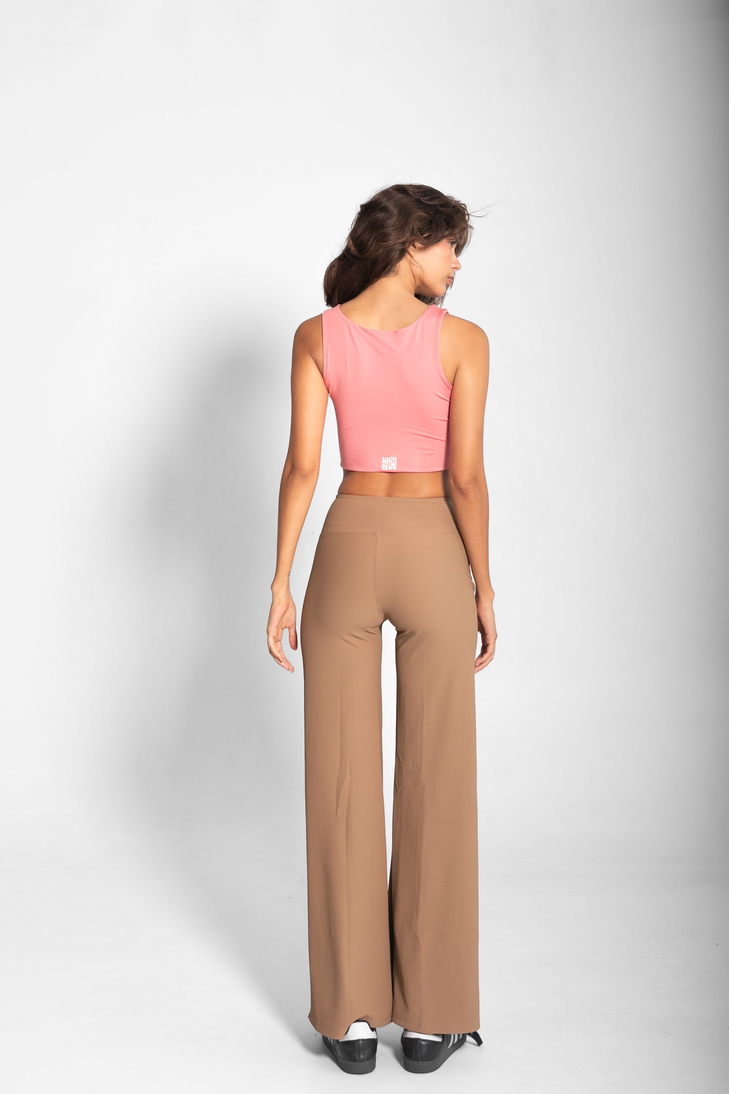 THE MARTINA WIDE LEG PANTS / BEIGE