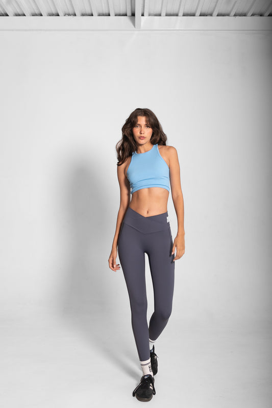 THE SCULPTING LEGGINGS / BLUE GREY