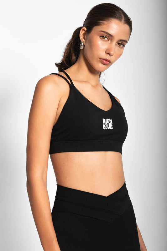 THE CLARA SPORTS BRA / BLACK