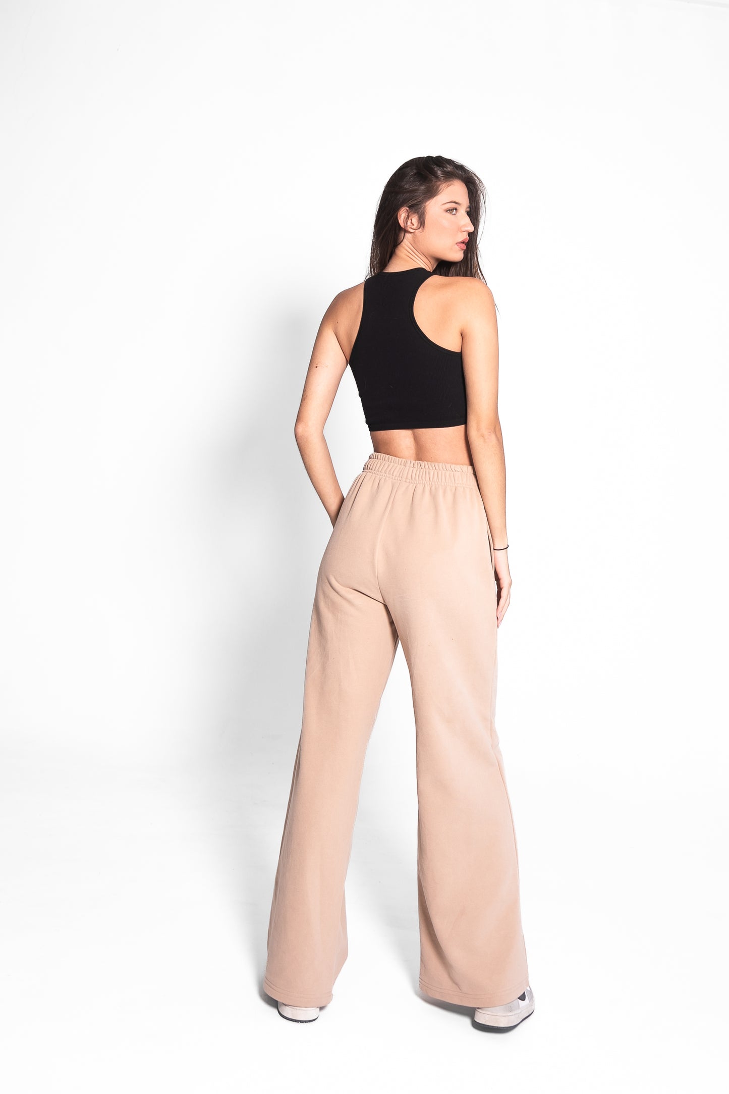 THE WIDE LEG PANTS / BEIGE