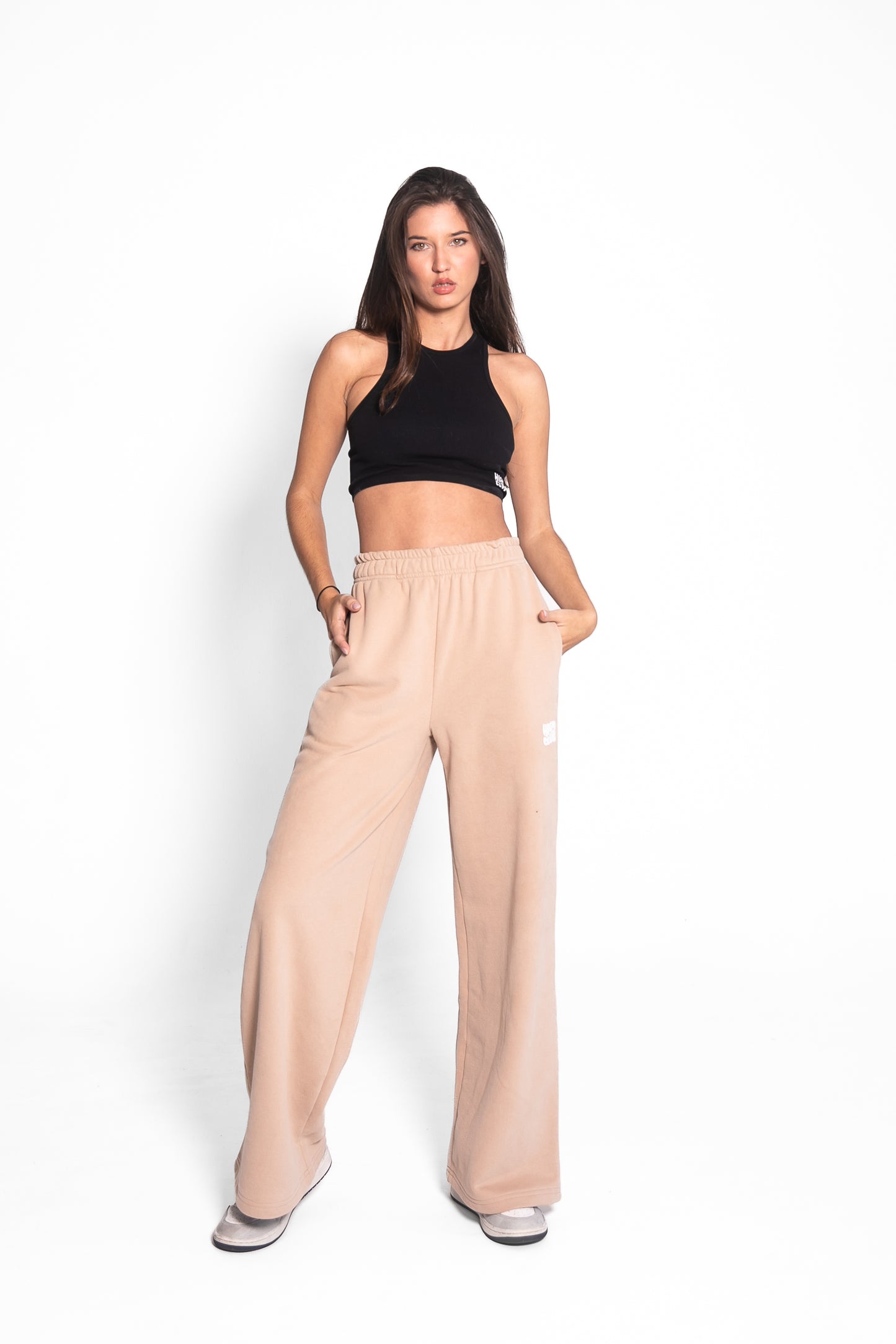 THE WIDE LEG PANTS / BEIGE