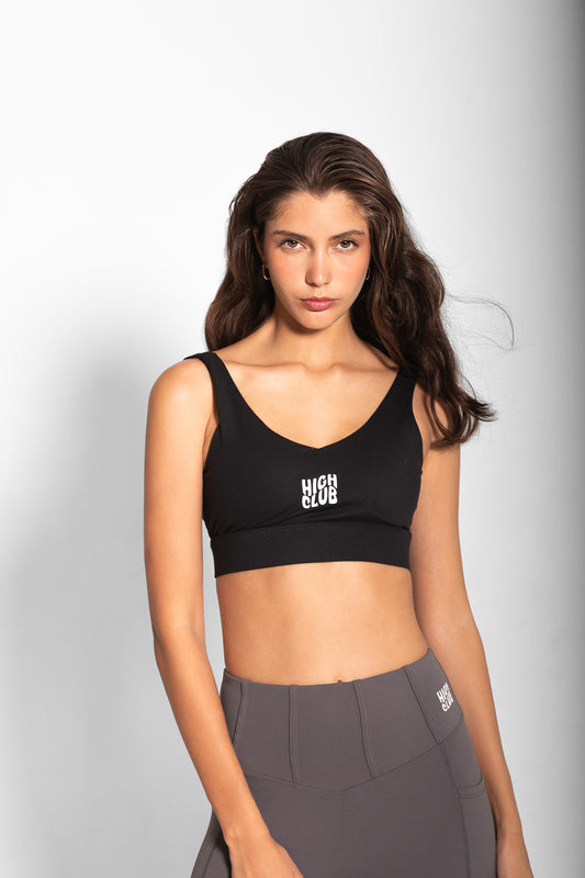 THE NATALIA SPORTS BRA / BLACK