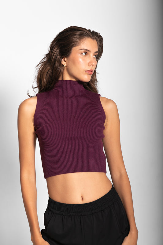 THE EVA TOP / MAGENTA