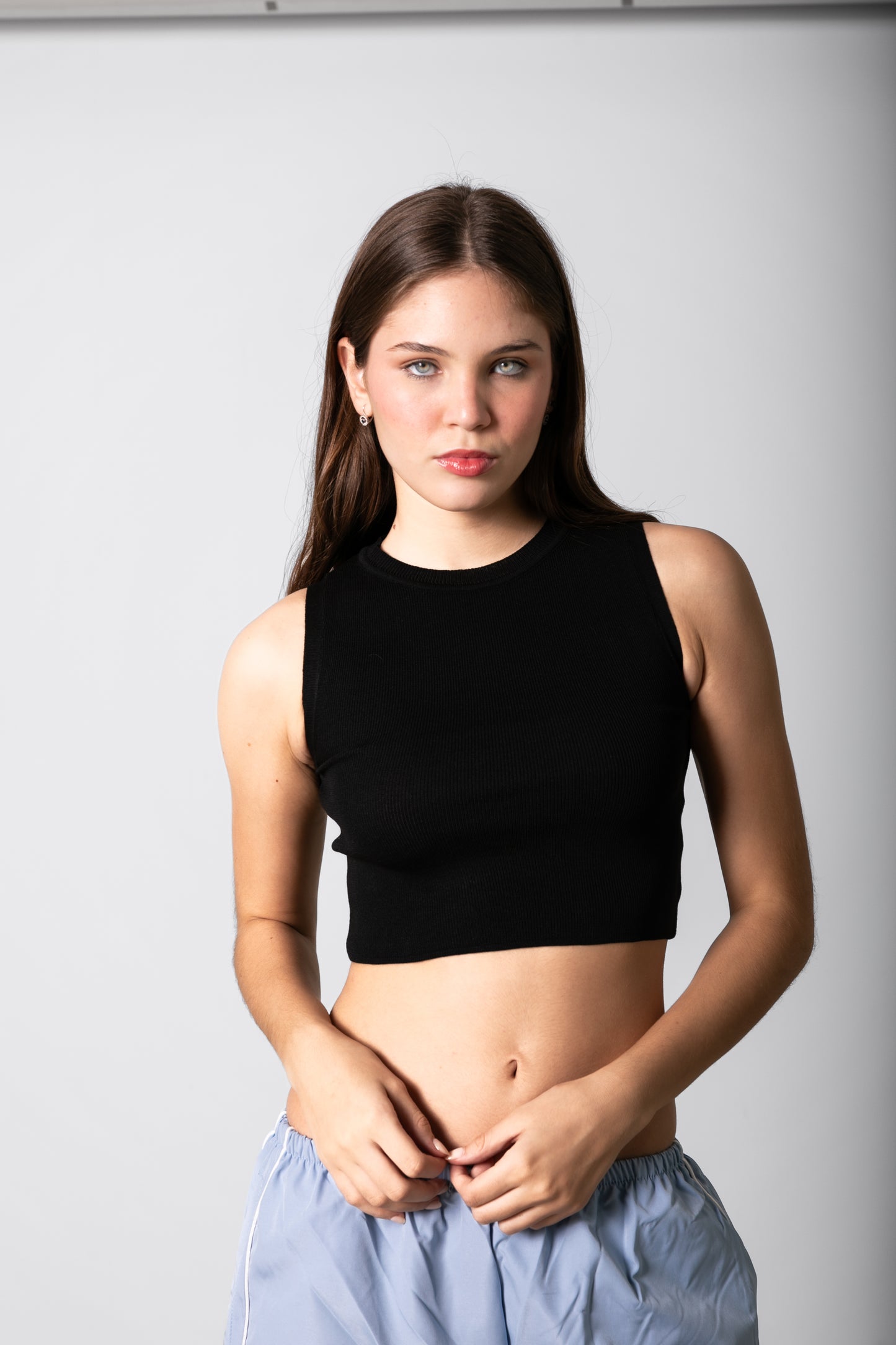 THE VANESSA TOP / BLACK