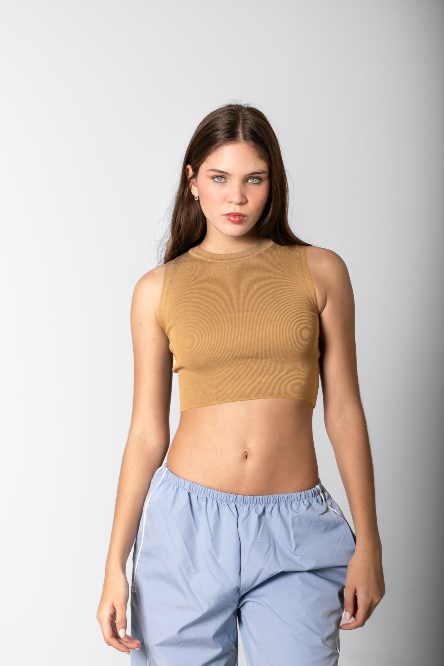 THE VANESSA TOP / BEIGE