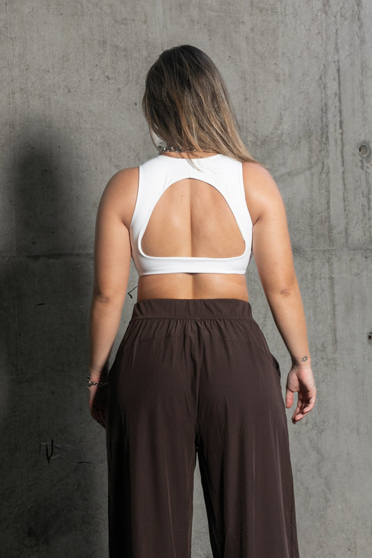 THE ARIEL TOP - WHITE