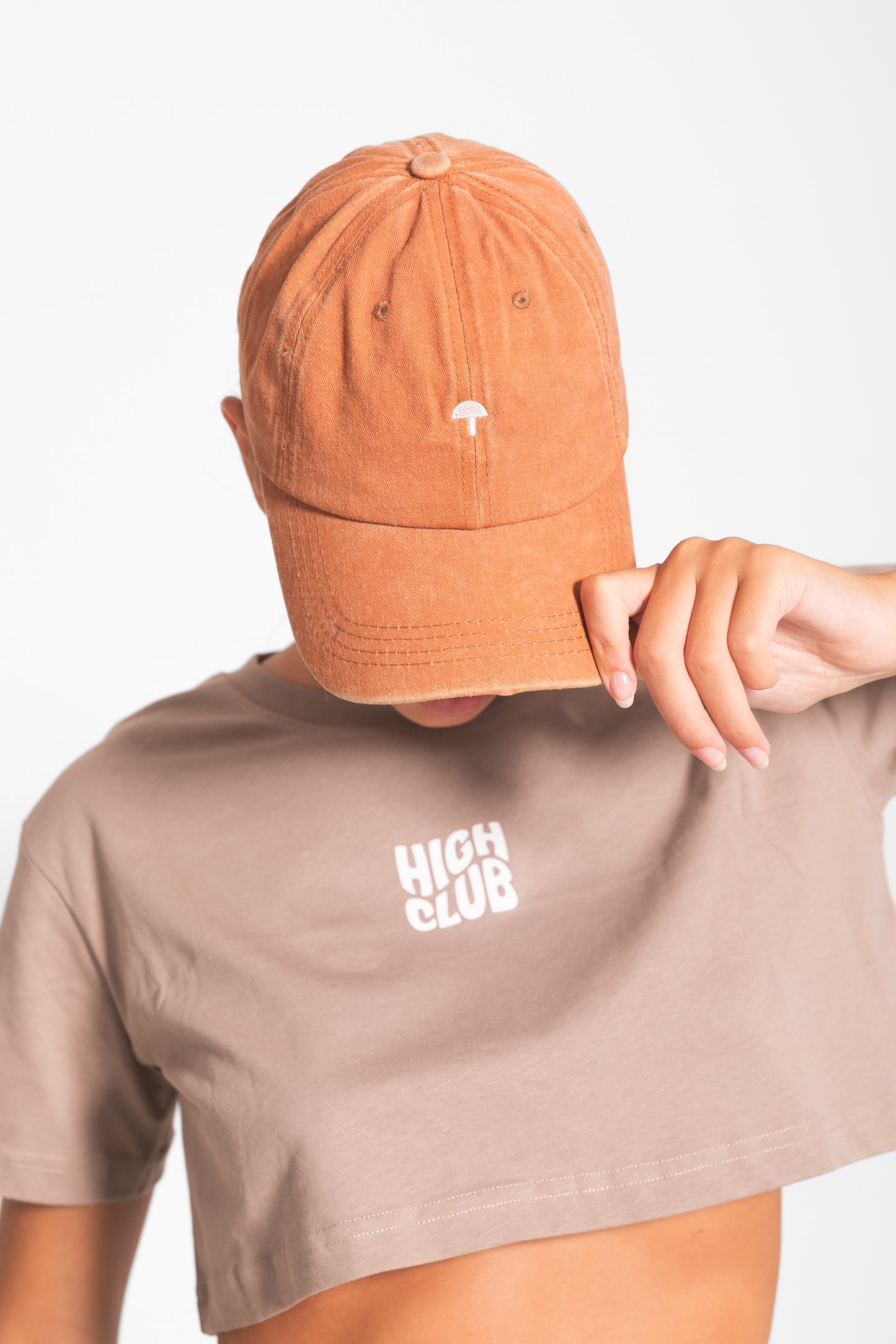 'TERE' BASEBALL CAP / BRICK