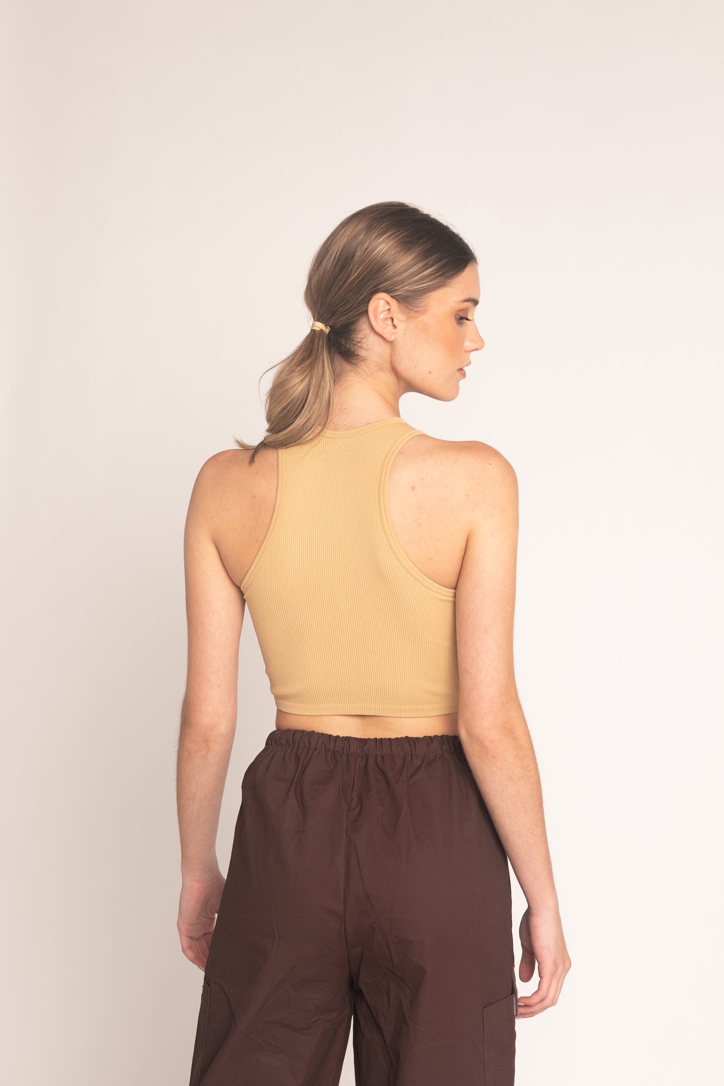 THE SARAH TOP / BEIGE