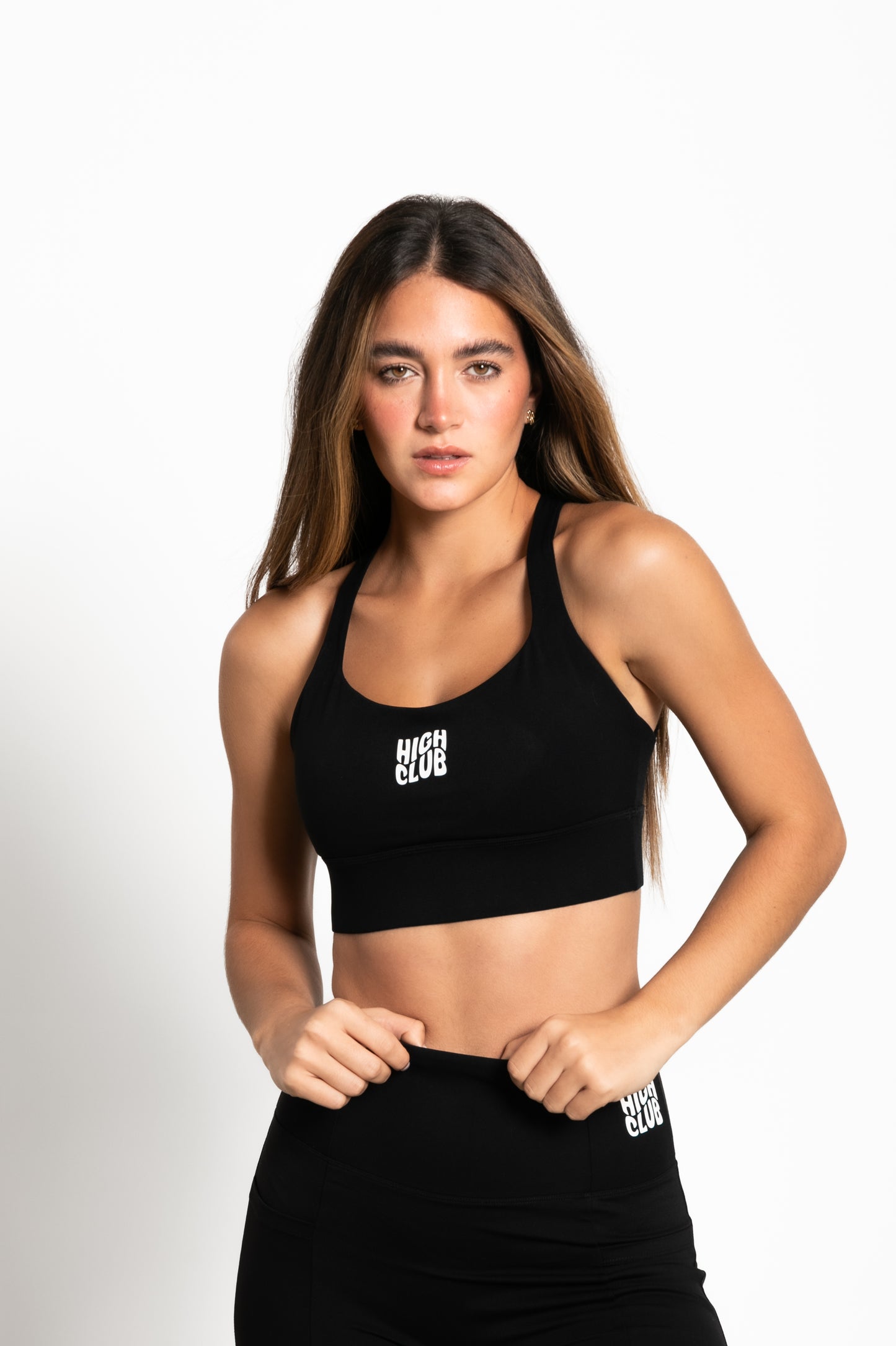 THE CROSS SPORTS BRA / BLACK