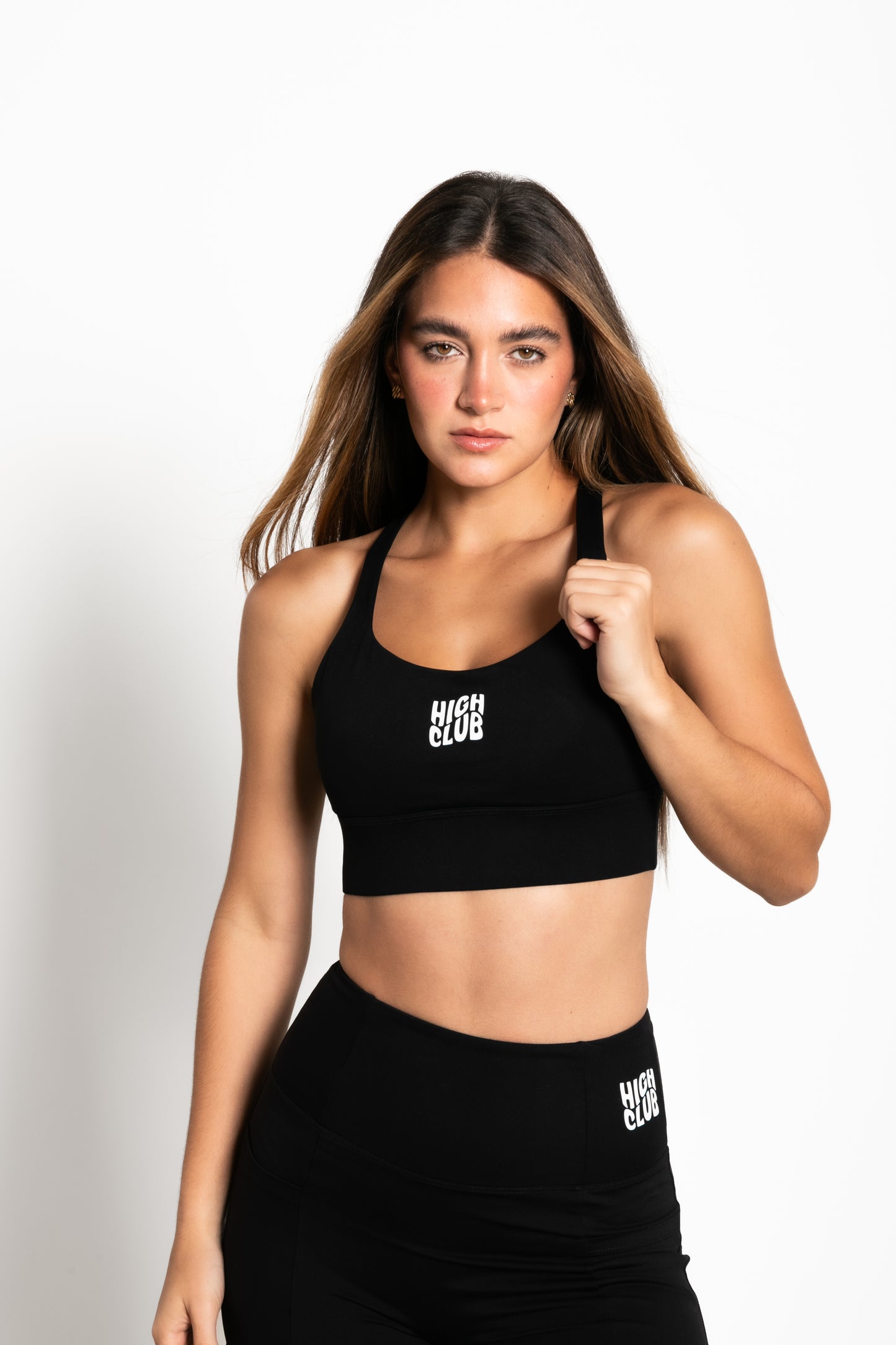 THE CROSS SPORTS BRA / BLACK