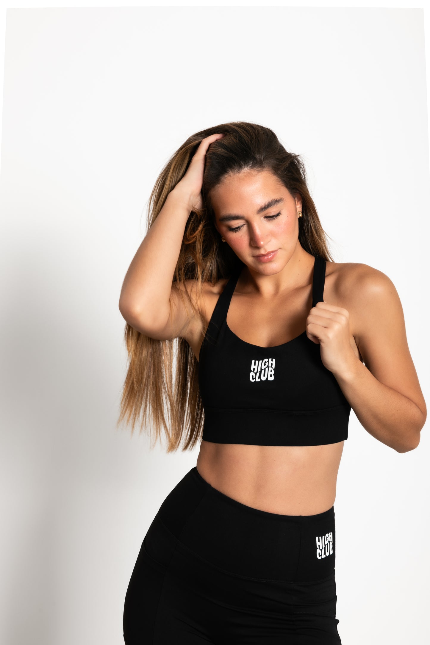 THE CROSS SPORTS BRA / BLACK