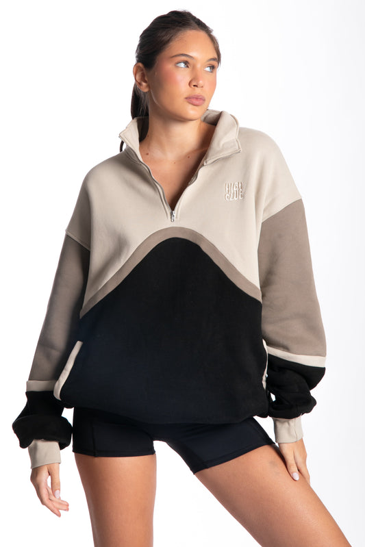 THE COLOR-BLOCK SWEATER - LIGHT