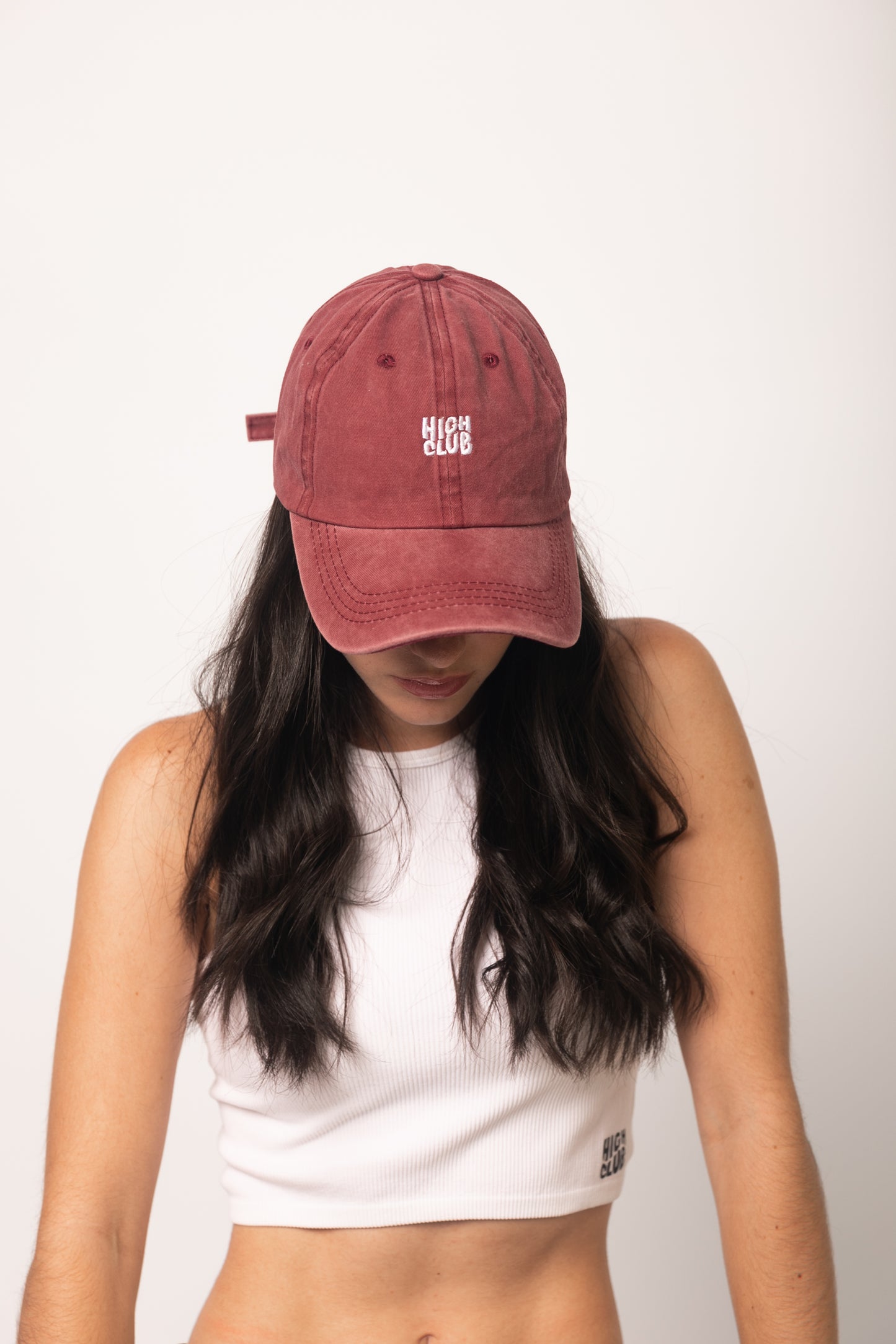 THE HIGH TERE' BASEBALL CAP / BURGUNDY