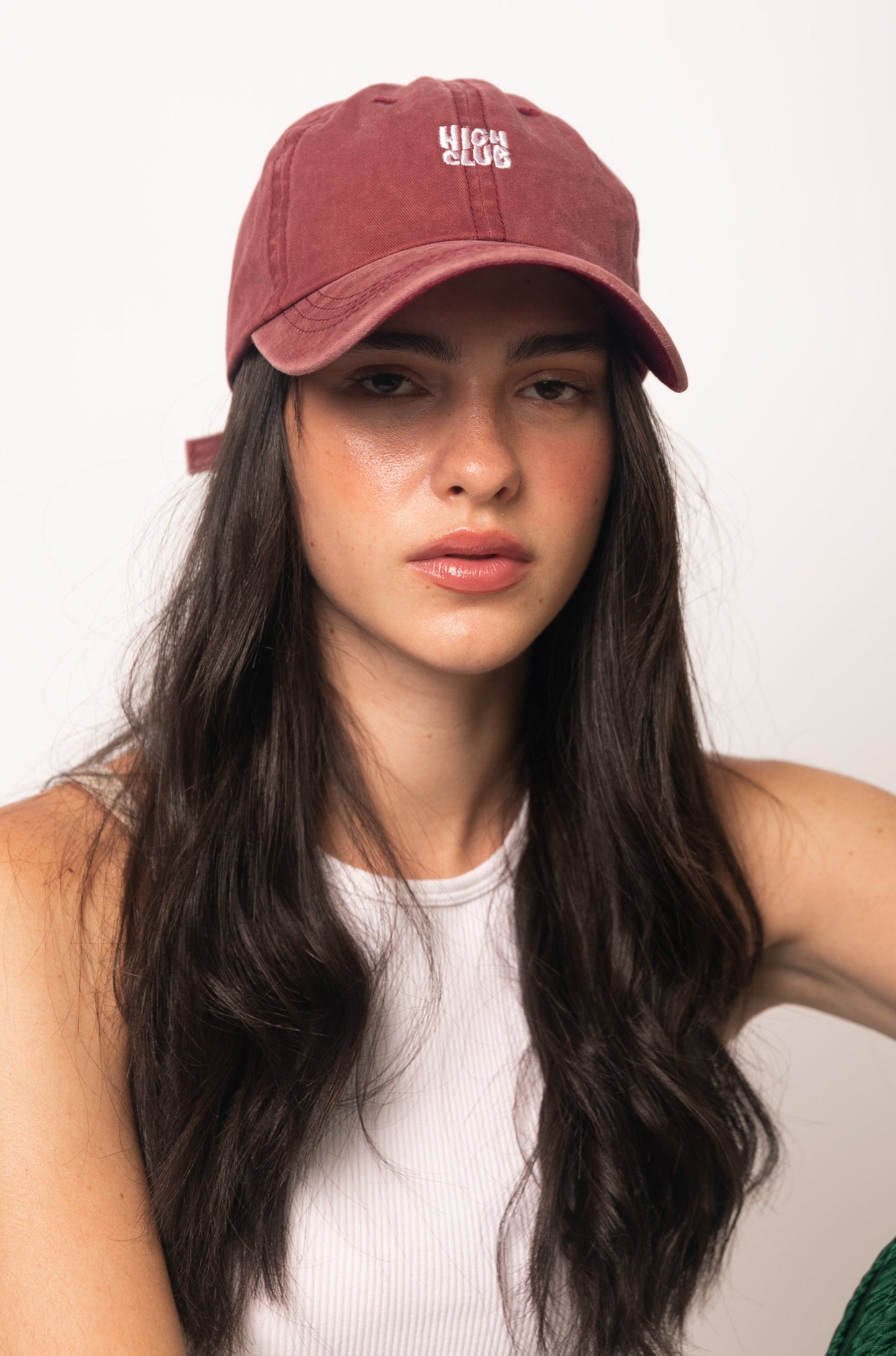 THE HIGH TERE' BASEBALL CAP / BURGUNDY