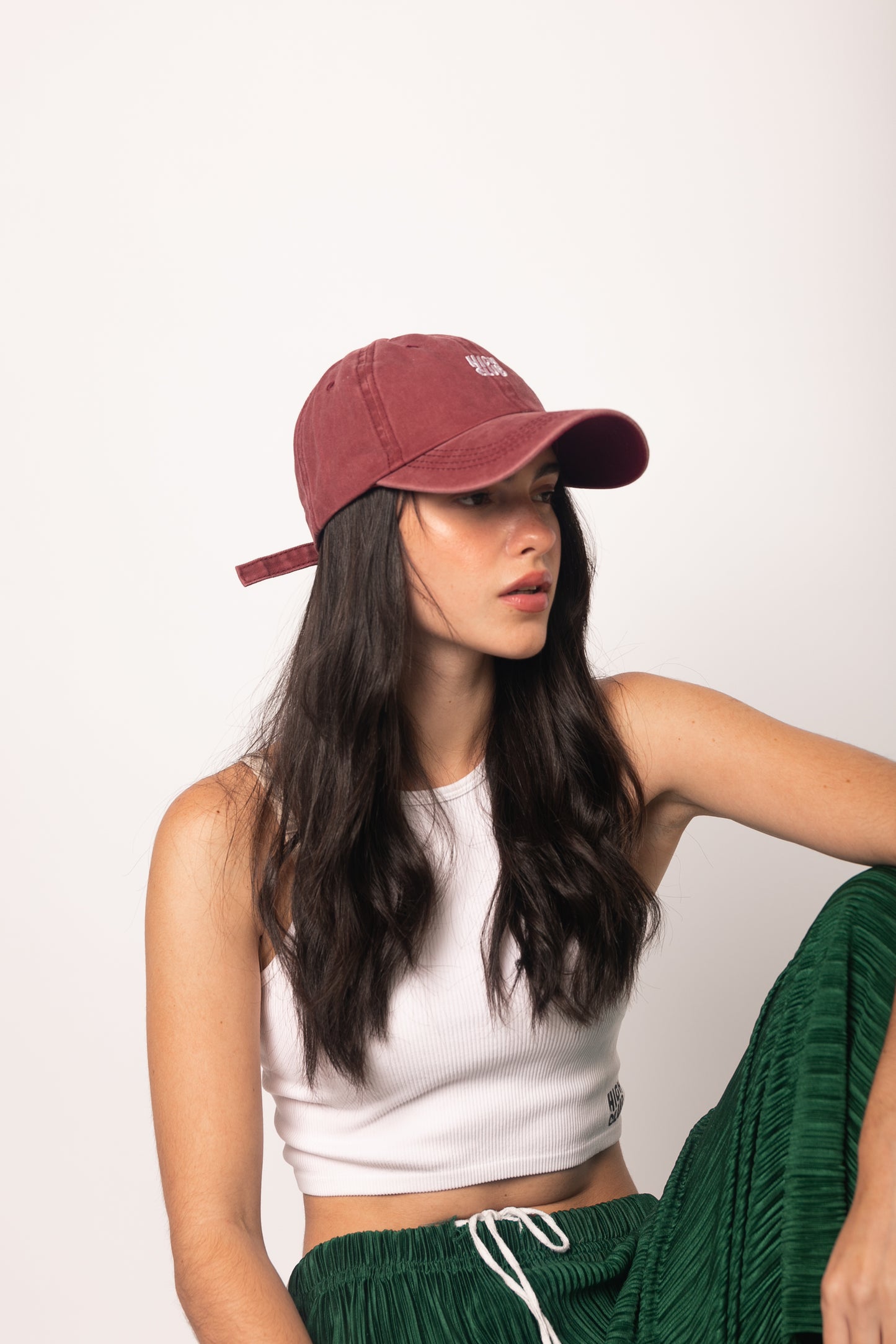 THE HIGH TERE' BASEBALL CAP / BURGUNDY