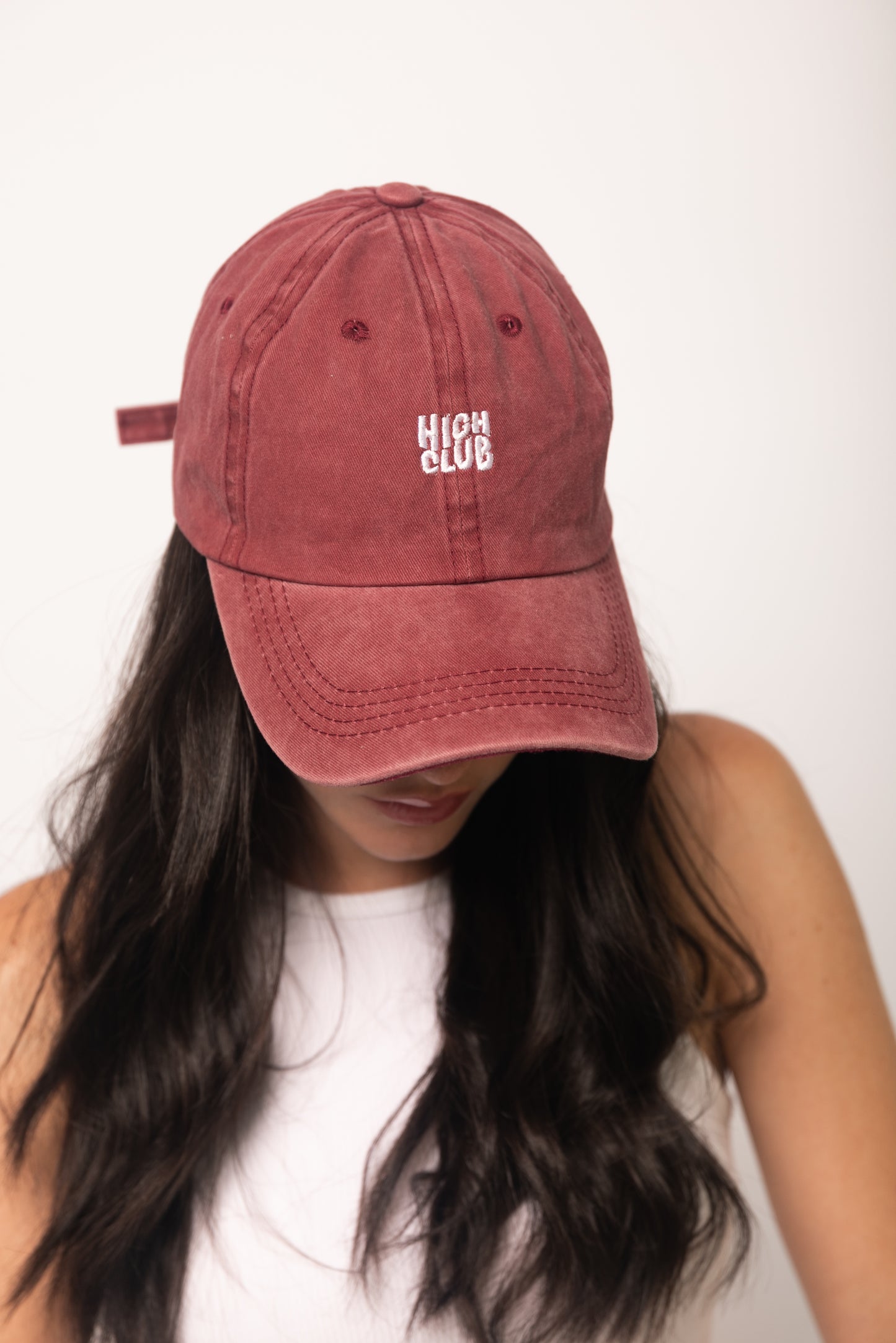 THE HIGH TERE' BASEBALL CAP / BURGUNDY